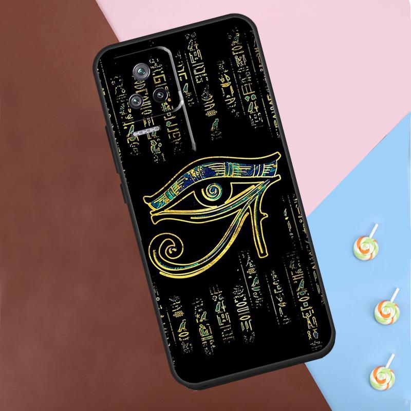 Sacred Eye of Horus Egypt Fresco Case For Xiaomi POCO M6 Pro X3 X5 X6 Pro F3 F5 M5s Mi 14 Pro 13 13T 11T 12T 12 Lite Cover