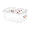 Rectangular Transparent Sealed Food Storage Set for Refrigeration
