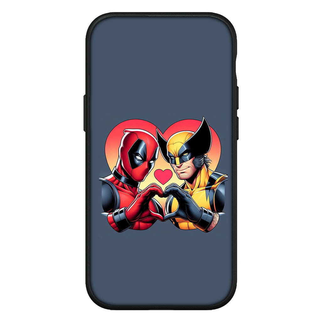 

Чехол для iPhone 17 16 15 Xiaomi Poco Redmi Note 14 13 12 Pro Max Samsung Galaxy S25 S24 S23 OPPO Huawei Marvel Comics Росомаха Дэдпул Чехол для телефона for iPhone 13 Pro