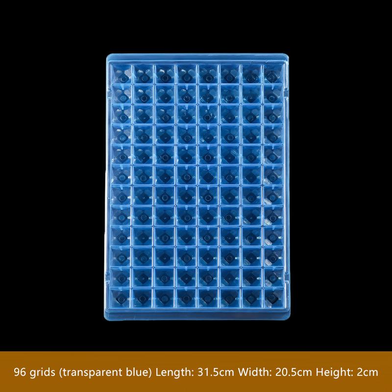

96 ячеек PP поднос для льда кубики складная форма для льда ледокол решетка для льда маленький квадратная форма форма для льда PP форма уличная посуда синий