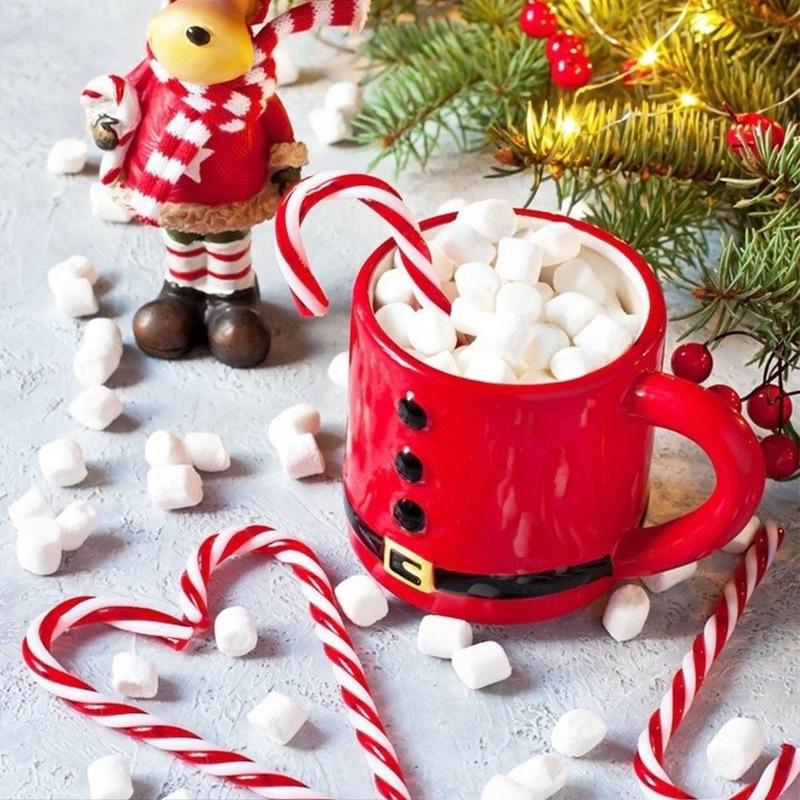 Nowe Ozdoby Świąteczne Ozdoby na Choinkę Świąteczna Laska Cukrowa Czerwono-Biała Laska Dekoracja Sceny