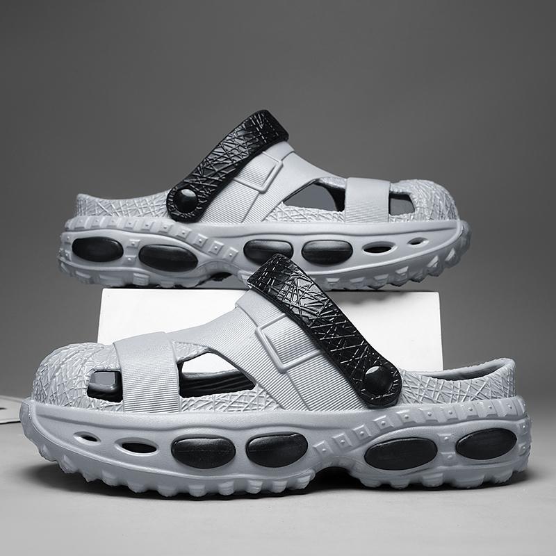 Yto Curtain Men's Summertime Outside Sandal Shoes Beach Clogs Eva Breathable Slide Shoes Slides Daily Water Garden Shoes Beach Sandal Shoes Slipper Cm