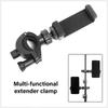 360 Rotating Phone Stand With Extendable Tripod Universal Clip Adjustable Height For Mobile Tablet Live Broadcast 3 Pack