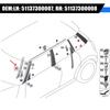 ABLZ-A-Pillar Column Moulding Panel Inner Bezel Bracket A-Pillar Panel For MINI Cooper