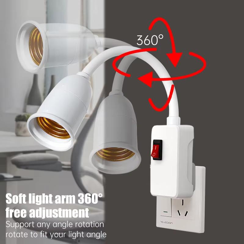 Smart Bluetooth & 433MHz E27 Bulb Lights with Remote Control RF Lamp Holder TUYA Wireless Wall Light Switch AC 220V Lamp Socket
