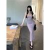 Summer Korean Design Halter Suspender Dress Women's Pure Desire Sexy Slim and Thin Inner Hip Skirt