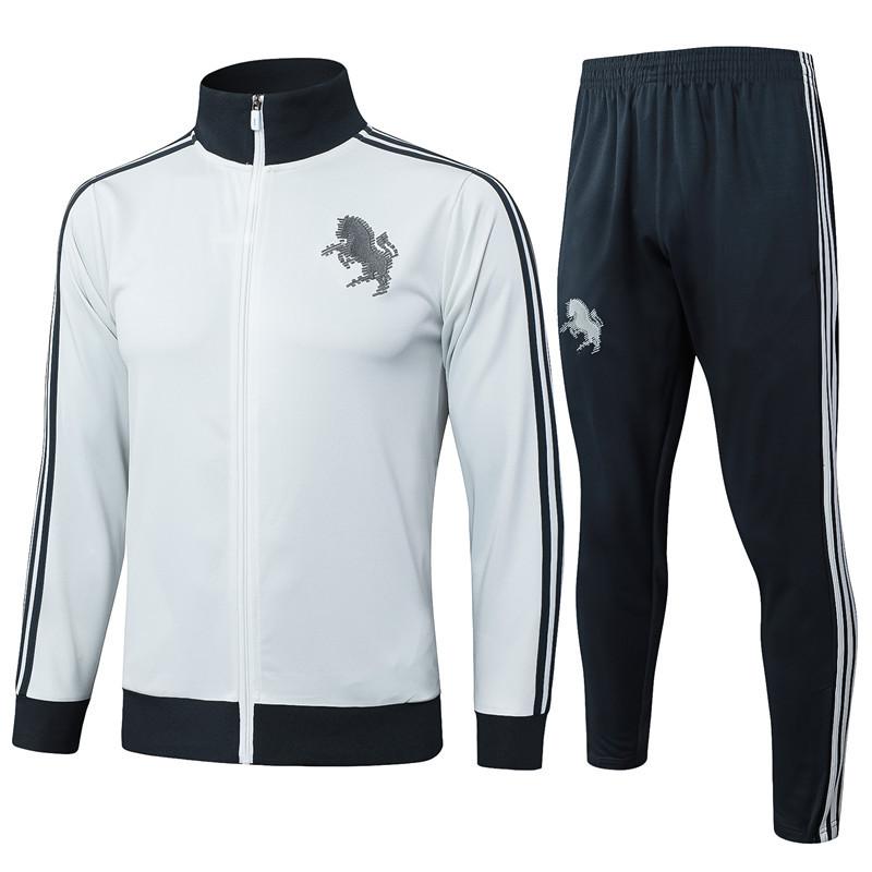 

Juventus Semi-Zipper Long-Sleeved Short-Sleeved Training Clothes Sports T-Shirt Pre-Game Warm-Up Vest Football Jersey S