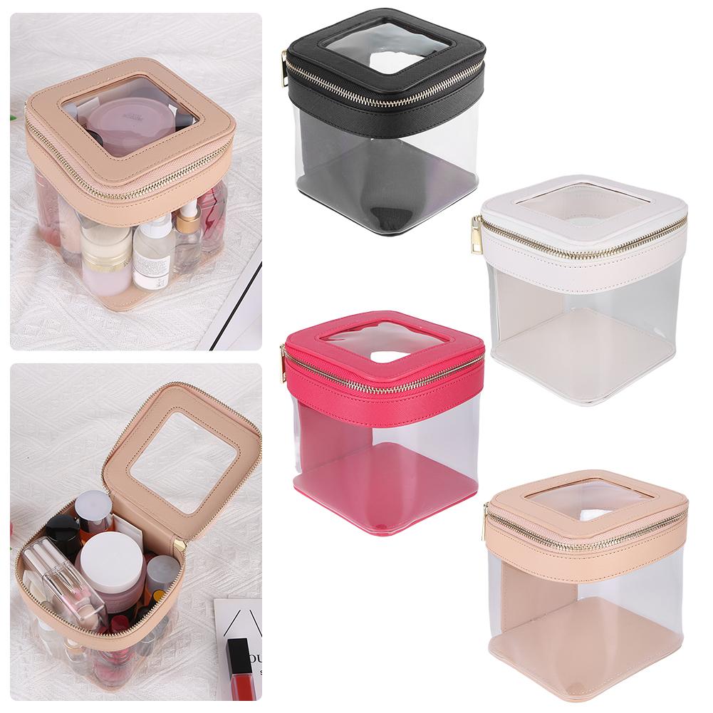 Women Travel Makeup Bag Waterproof Small Make Up Organizer Portable Zipper Cosmetic Bag for Home Business Trip