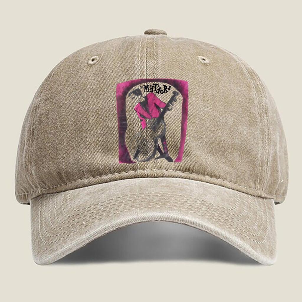 Meteors Band Poster Fashion Washed Baseball Cap Outdoor For Womens Unisex Female Beach Dad Hat Hip Hop