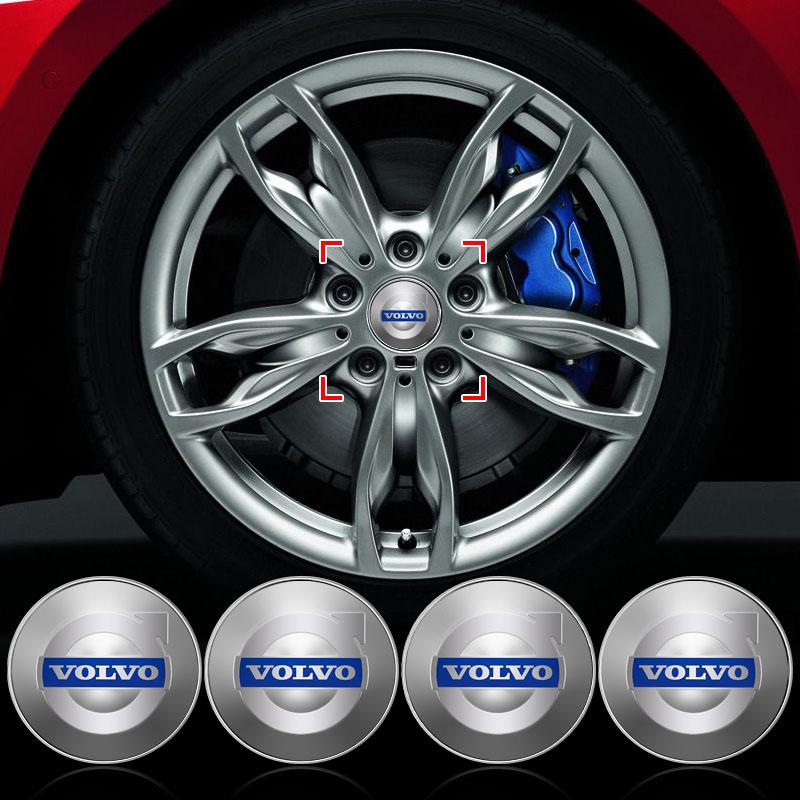 4 ks 60mm středová krytka náboje kola auta emblém příslušenství pro Volvo XC90 XC60 XC70 XC40 V90 V60 V40 C70 C30 S80