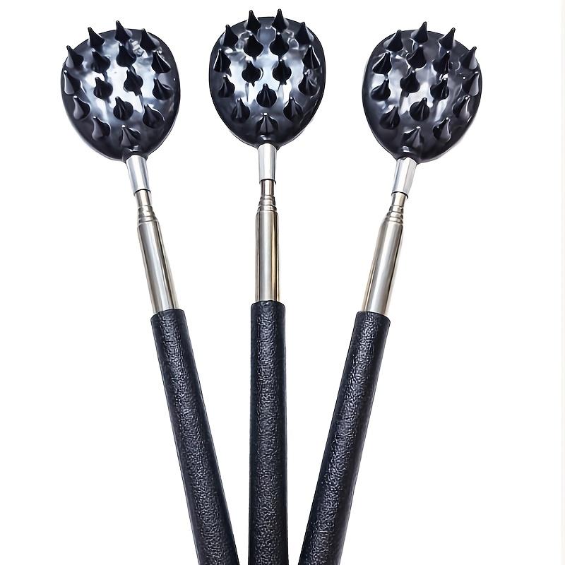 1Pc Retractable Cactus Back Scratcher, Equipped With 1/ 4inch And 1/ 2inch Spikes, Unisex One-Handed Retractable Scratcher, Made Of Durable PVC