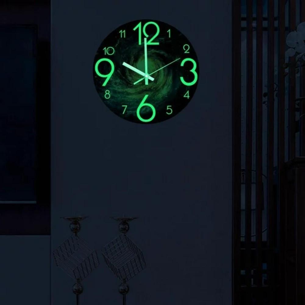 Living Rooms Wall Clock Silent Sweep Movement Study Room