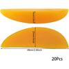20PCS Artificial Yellow Peach Slice Fake Fruit Slices Home Table Cabinet Decoration Fake Fruit Artificial Peach Sliced Home House Kitchen Tabletop