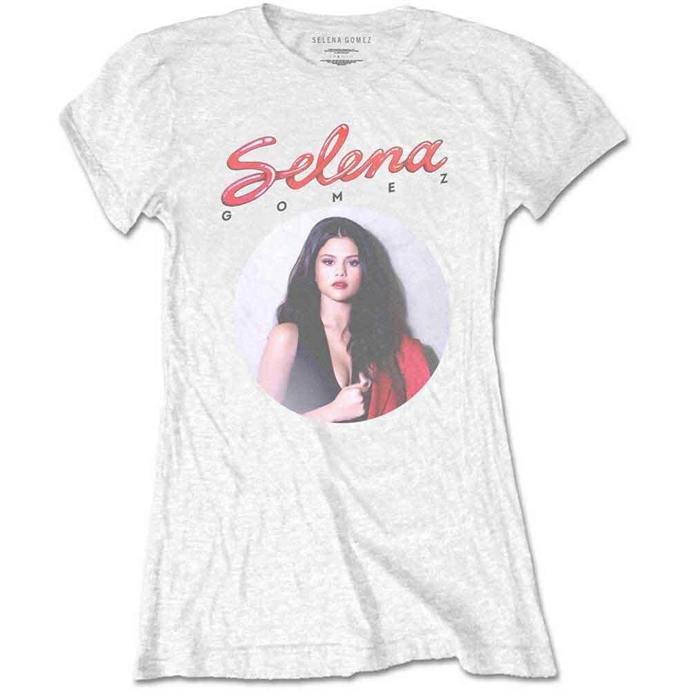 Selena Gomez Ladies T-Shirt: 80 s Glam (Small) S