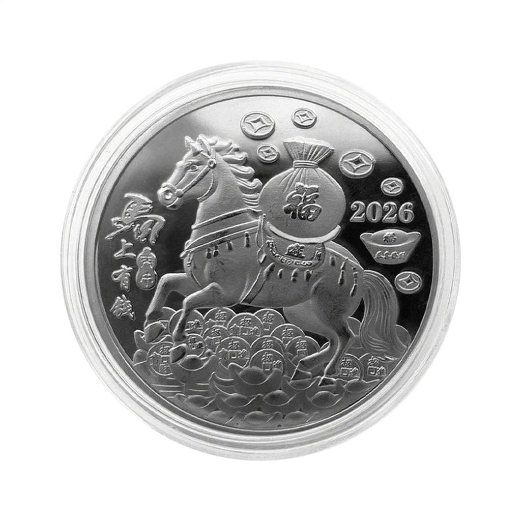 Chinese New Year Horse Coin Year Of The Horse Coin For Collectors Collection Display Collecting For Kids Women Decor Home Art