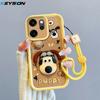 KEYSION Shockproof Case for OPPO Reno14 F 5G with Lanyard Soft Silicone Cute 3D Cartoon Doll Phone Cover for OPPO Reno 14F 5G
