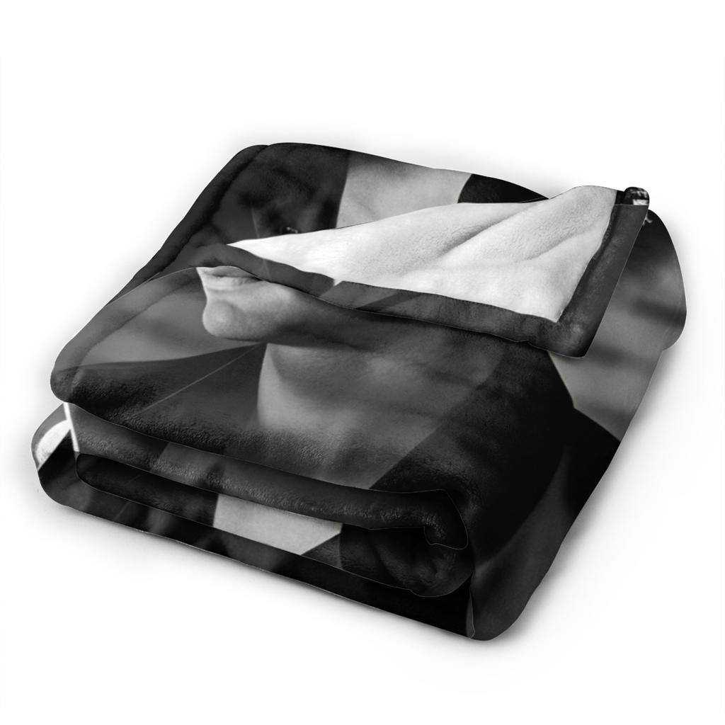 Warm Soft Blankets Travel Office Damon Salvatore Bedding Throws Flannel Bedspread For Home Decor Novelty Sofa Bed Cover
