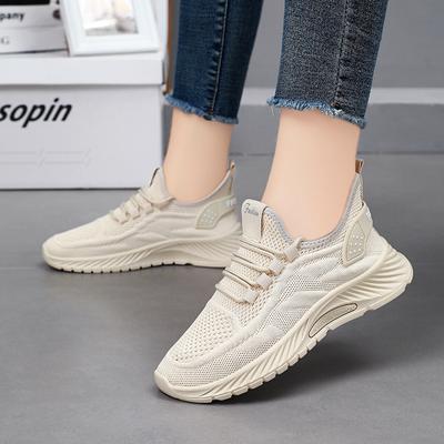 Nowe Modne Buty Casual Damskie Miękka Podeszwa Oddychające Wygodne Buty Sportowe Siateczkowe Baleriny Lekkie Oddychające Buty do Biegania