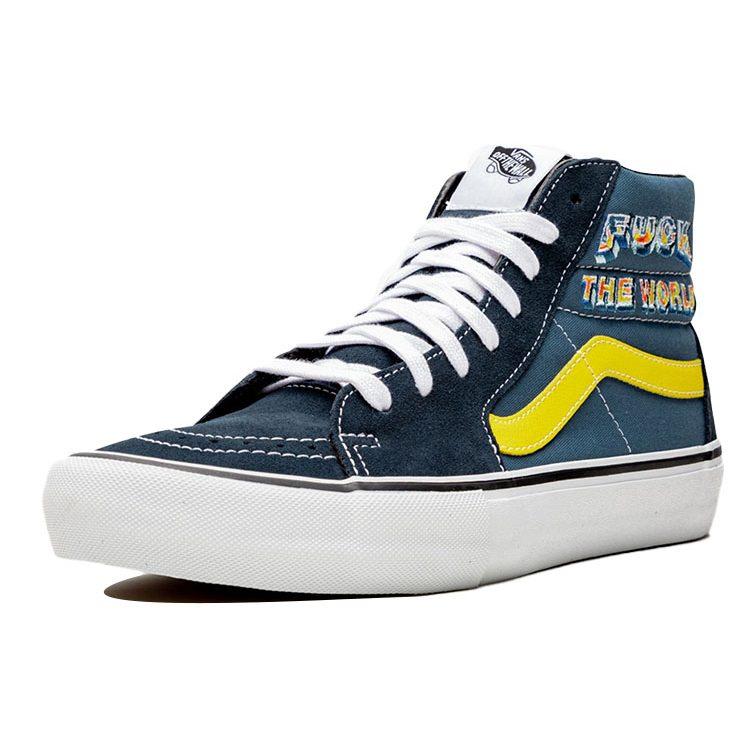 Sk8 Supreme x Vans Hi 'Fuck The World - Navy' VN0A45JDSY2