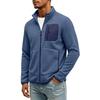 Men's Pullover with Stand Collar and Half Zip for Winter Outdoor