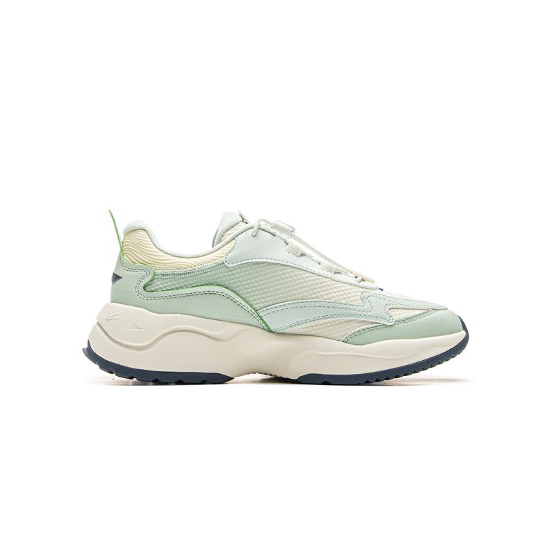 Li Ning Kids Comfortable Non-Slip Wear-Resistant Rebound Breathable Lightweight Shock Absorbing Low-Top Casual Shoes Kids Casual Shoes YKCU188-2