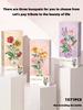 3 Arten von zusammengesetzten Blumenstrauß-Bausteinen DIY Blumenbaustein-Spielzeugset Heimdekoration Feiertagsgeschenk Geburtstagsgeschenk (Vasen nicht enthalten)