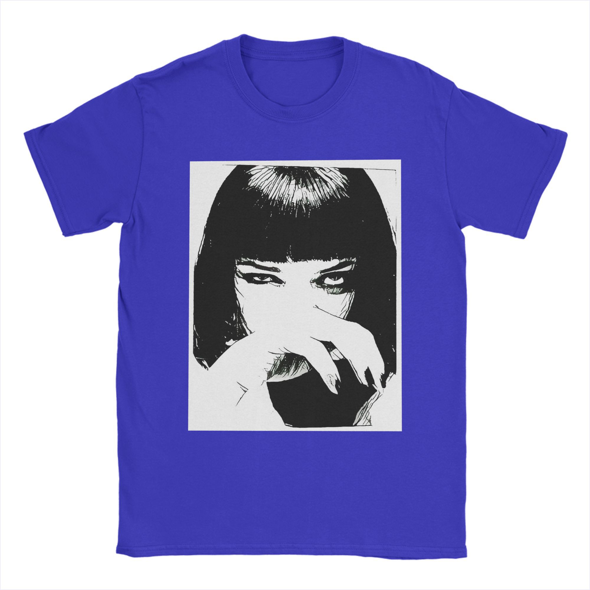 

Чоловіча футболка Pulp Fiction I Said Goddamn 100% Бавовна Одяг Смішна З коротким рукавом Круглий комір Класична футболка S