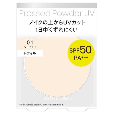 Kiss Me FERME Pressed Powder UV EX 01 Lucent Refill (Replacement) 01