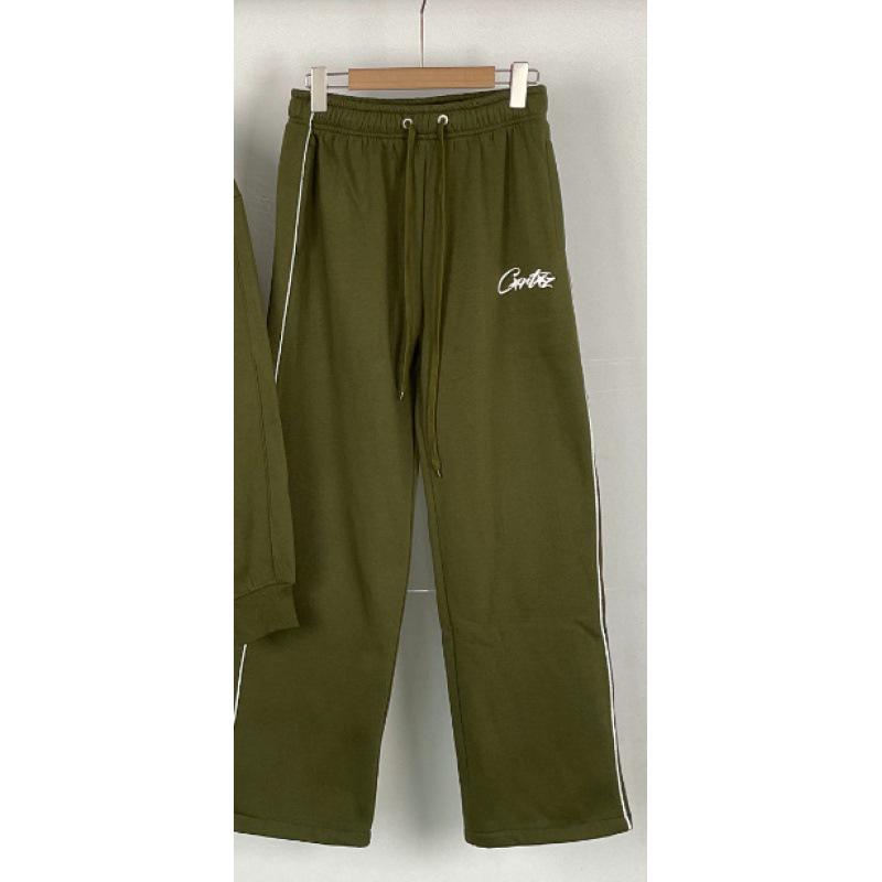 Conjunto de Chaqueta y Pantalones Retro de Calle Unisex con Estampado de Diablo, Cuello Alto y Cierre de Cremallera.