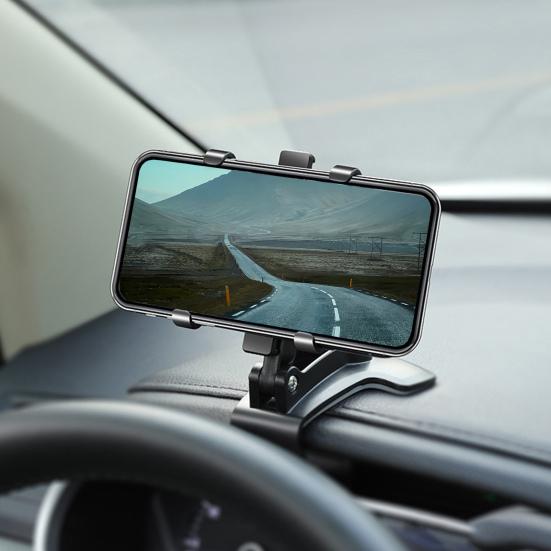 Car Phone Holder Universal Dashboard Car Multifunctional Adjustable Phone Clip Mount Stand GPS