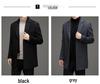 Men's Mid-Length Woolen Coat - Autumn/Winter Suit Collar Business Casual