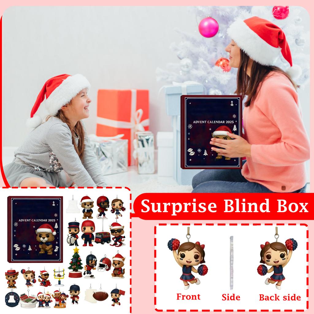 2D Ebene+Flugzeug Box +24 Stück+ Fitness Dekoration Advents-Weihnachts-Countdown-Box Kalender
