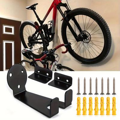Fahrrad-Wandhalterung, robust, Metall, horizontal, platzsparend