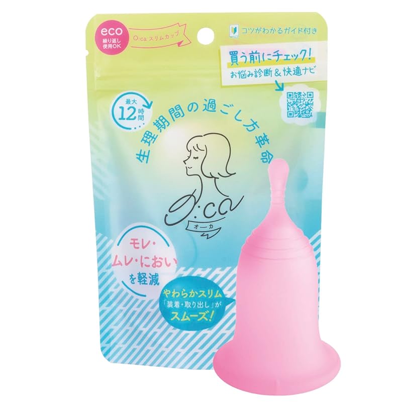

Orca slim cup Menstrual cup [recommended for beginners] Folding guide and storage pouch included up to 12 hours Sanitary products [General medical