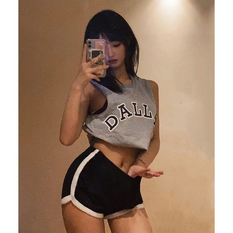 European and American-Style Korean-Style Casual High-Waist Shorts
