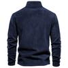 STORN Mens Thicken Warm Fleece Sweatshirt Jacket Quarter Zipper Mock Neck Pullover Men's Sweatshirt Soft Shell Mens Jacket