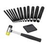 Round Hollow Punching Set Practical Leather Hole Punching Leather Hole Punching Tool for Watch Bands Belts Canvas Paper