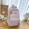 New Japanese Ins Campus Small Fresh Fashion Joker Bag Large Capacity Junior High School Students Backpack.