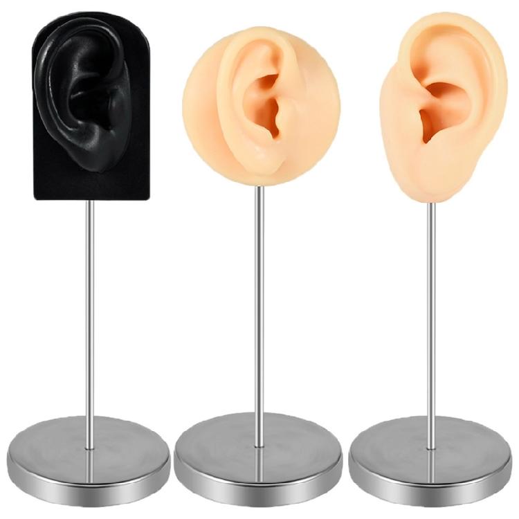 Schmuckaufsteller Ohrhalter Edelstahlbasis Schmuckfotografie Requisiten für Ohrringpräsentation und Fotoshootings