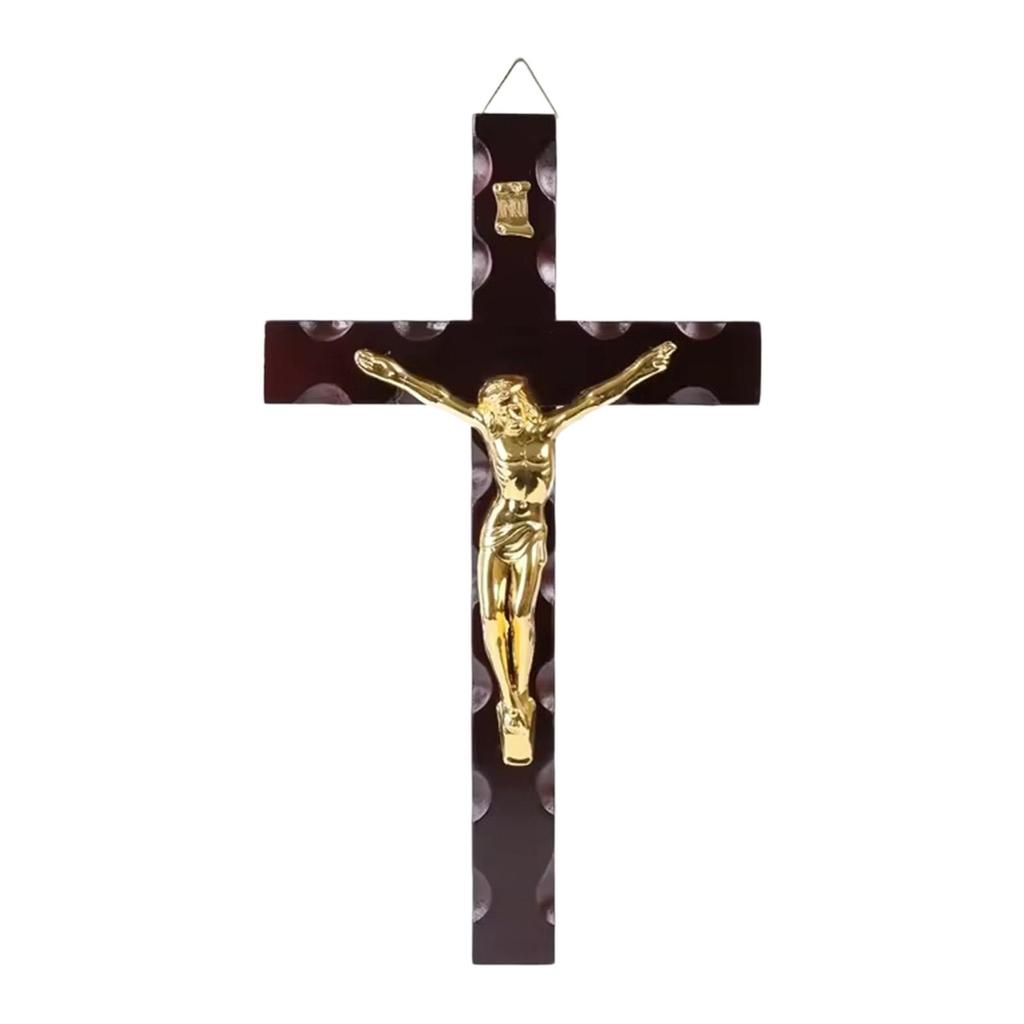 Wood Wall Crucifix Cross Jesus Crucifix for Thanksgiving Office Christmas