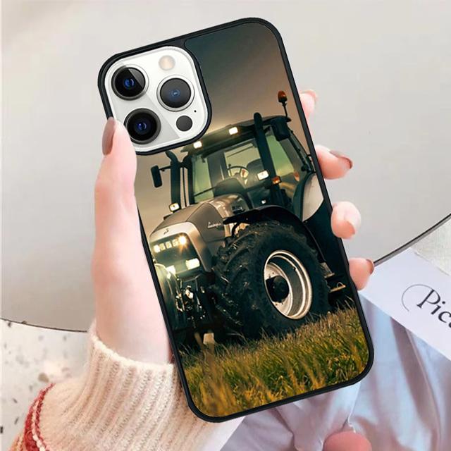 Farm Vehicle Tractor Phone Case Cover For iPhone 17 Air 15 16 14 Plus 11 12 13 Pro Max Apple max