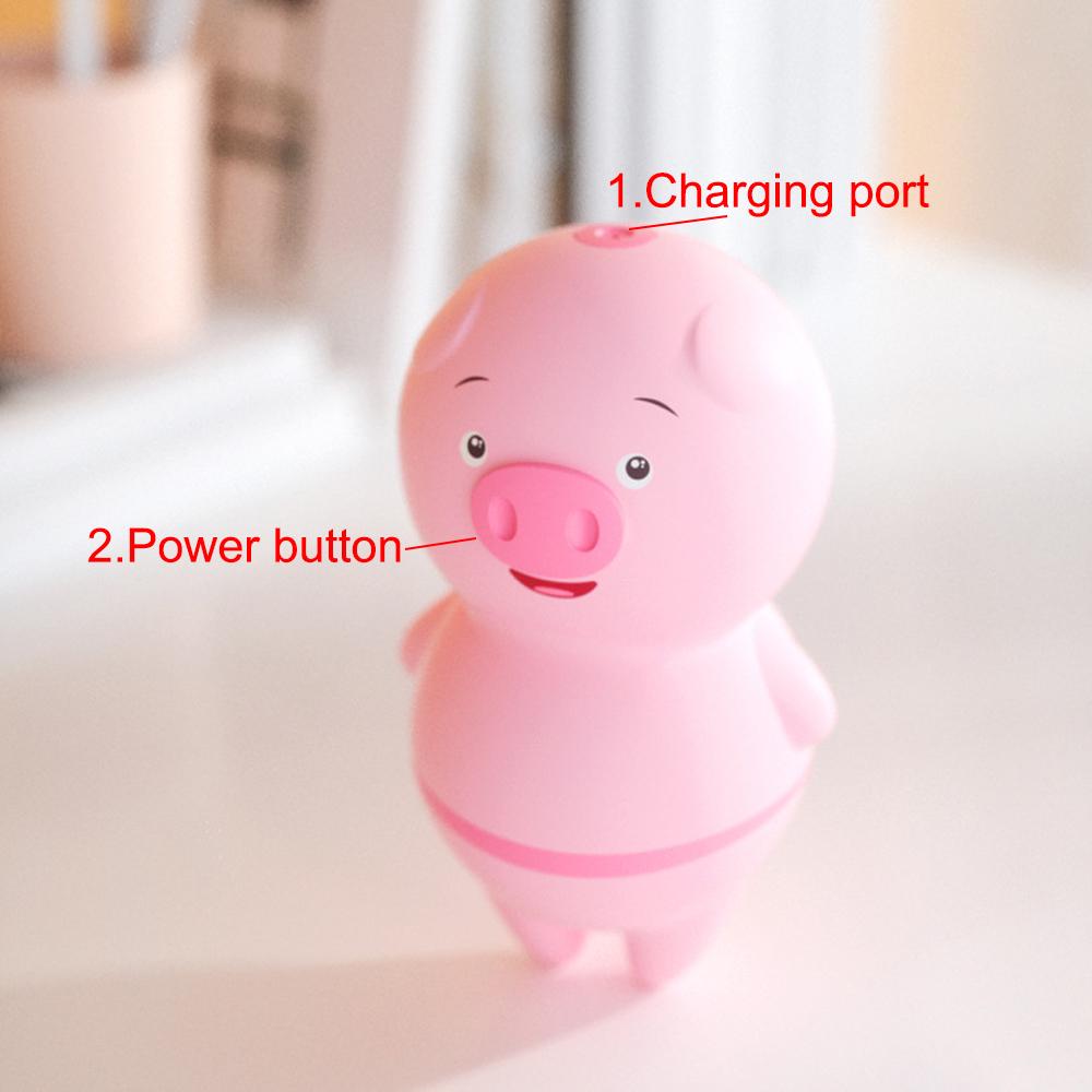 Tongue Licking Sucking Vibrator Female Masturbator USB Charging Dual 6 Modes Nipple Massager Sex Toys for Woman Clitoris Stimulator Cute Pig