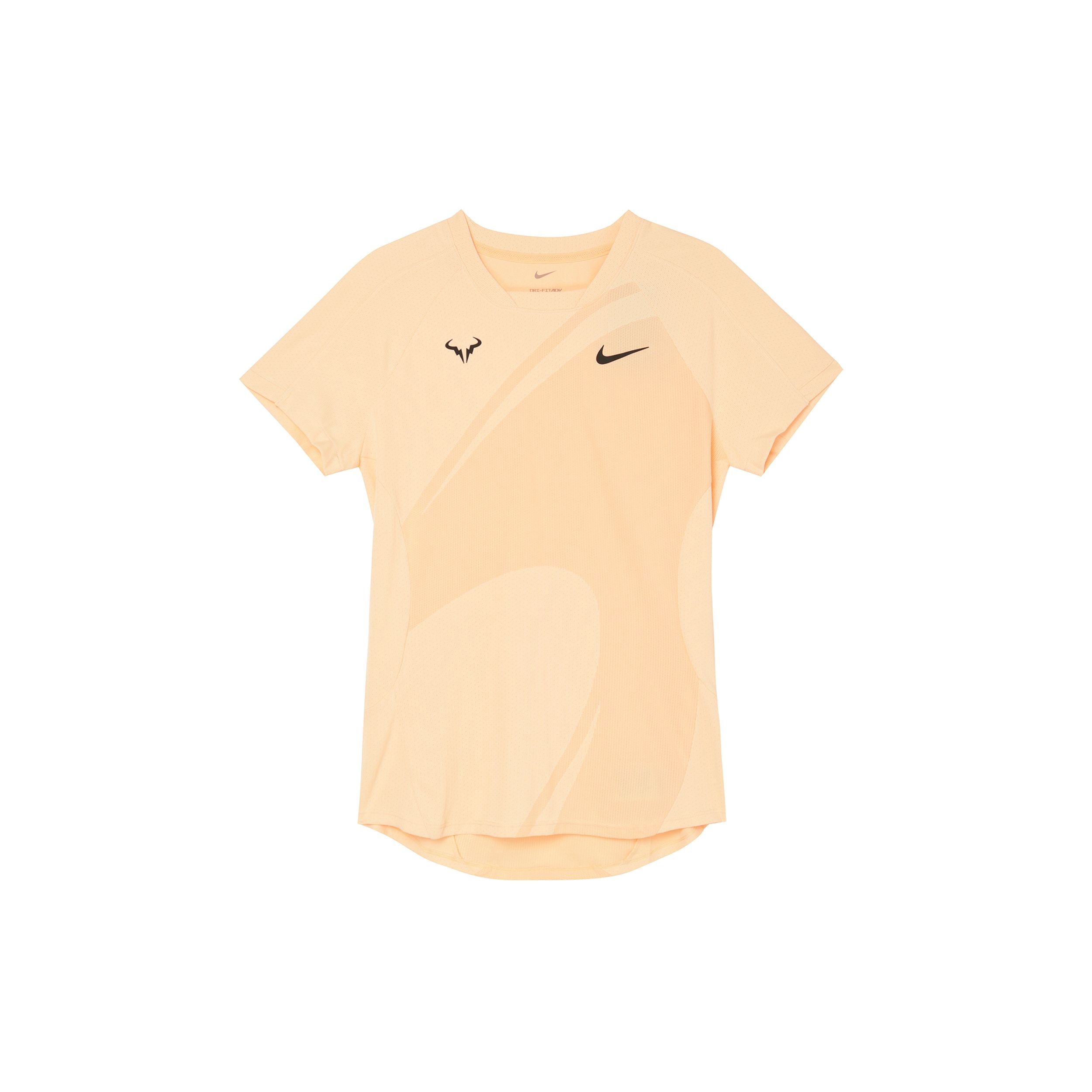 

Nike Men s Dri-FIT ADV Rafael Nadal Tennis Short-Sleeve Top Ice Peach DV2878-801 XL