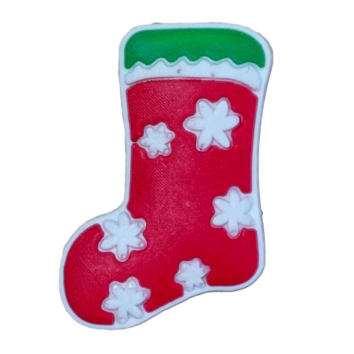 Cartoon Christmas PVC Shoe & Clothing Patch - Soft, Cute, DIY Accessory