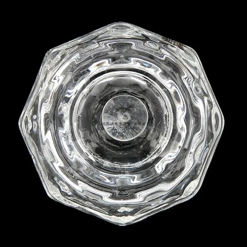1Pcs Crystal Glass Dappen Dish Lid Bowl Cup Holder Manicure Equipment Nail Tool for Art Acrylic Nail Art Tools  Manicure Sets