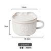 European Cartoon Animal Ceramic Coffee Cup with Lid Mug Couple Coffee Cup Breakfast Milk Cup Children's Gifts Home Decoration