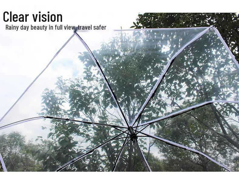 Automatic Double-Canopy Umbrella - Three-Fold, Thickened Design for Couples