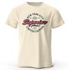 New York City Vintage Print Unisexs Graphic T Shirts Trendy  Tee in Cotton Fabric for   New  fashion heavyweig