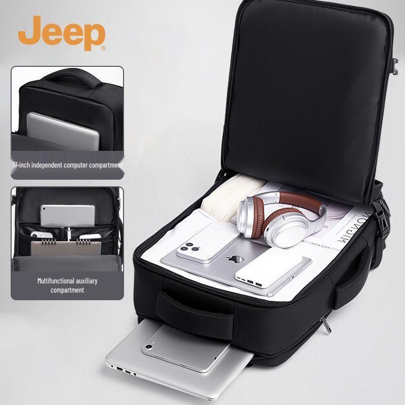 JEEP Men's Large Capacity Business Travel Backpack