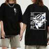 Japanese Anime Demon Slayer Graphic Print T Shirt Summer Oversized Men T-Shirt Fashion Casual Women Crew Neck Short Sleeve Tees